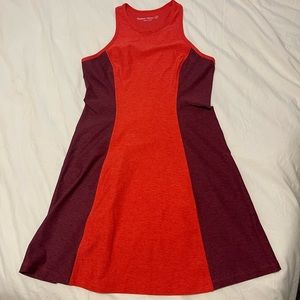 Outdoor Voices Athena Dress in Poppy/Shiraz - never worn!